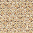 Bellflowers Fabric / Chocolate / Tan