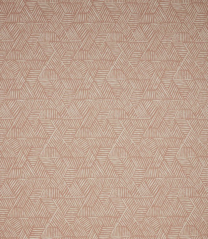Triangulum Fabric / Guava - Just Fabrics