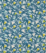 Noukku Fabric / Mist / Kiwi / Midnight - Just Fabrics