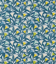 Noukku Fabric / Mist / Kiwi / Midnight - Just Fabrics