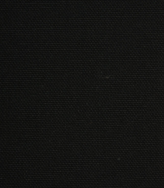 Washed Cotton Canvas Fabric / Black - Just Fabrics