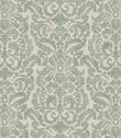 Hazel Damask Fabric / Eau de nil - Just Fabrics