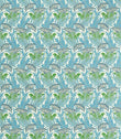 Laceflower Fabric / Garden Green / Lagoon - Just Fabrics
