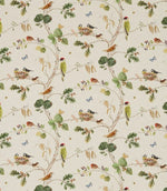 Woodland Chorus Fabric / Linen / Multi - Just Fabrics