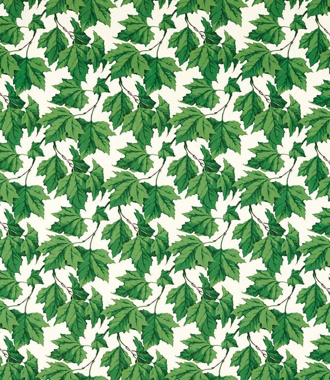 Dappled Leaf Fabric / Emerald - Just Fabrics
