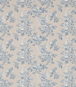 Sorilla Damask Fabric / Delft / Linen - Just Fabrics