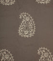 Kashmir Fabric / Slate / Ivory - Just Fabrics