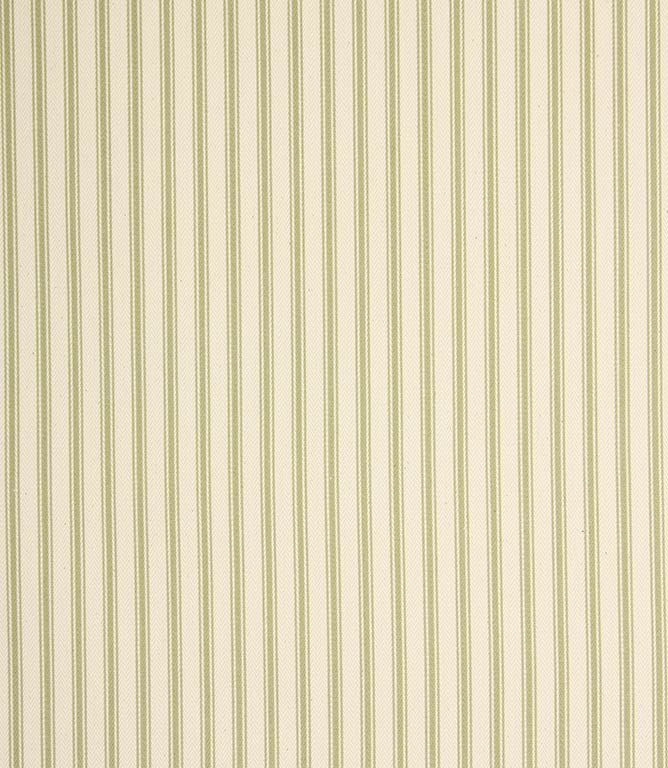 JF Ticking Fabric / Sage - Just Fabrics