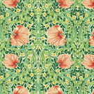 Pimpernel Fabric / Shamrock / Watermelon - Just Fabrics