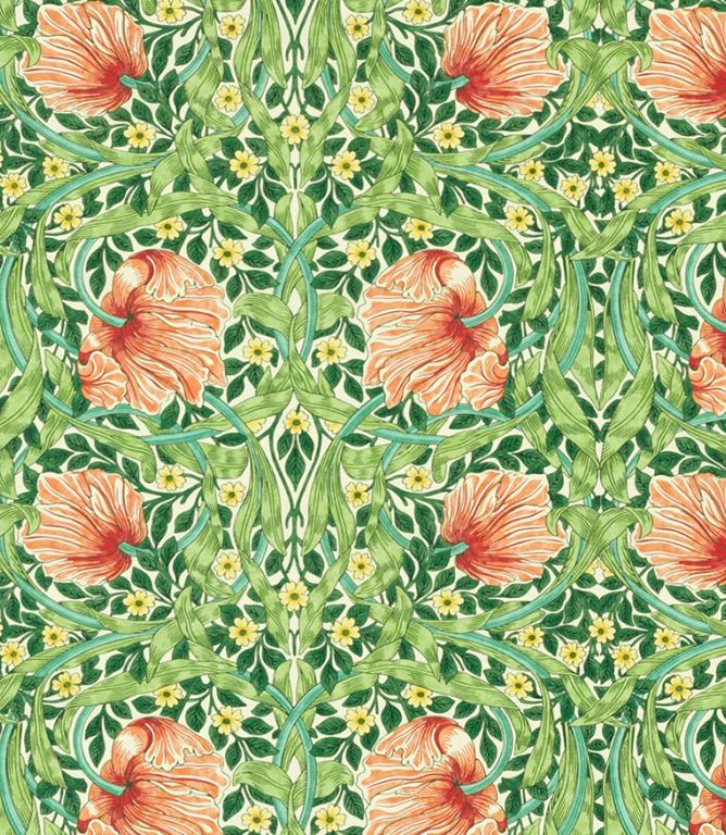 Pimpernel Fabric / Shamrock / Watermelon - Just Fabrics