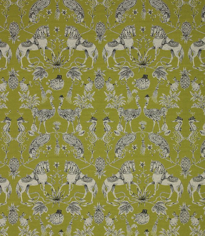 Marina Tapestry Fabric / Lichen - Just Fabrics