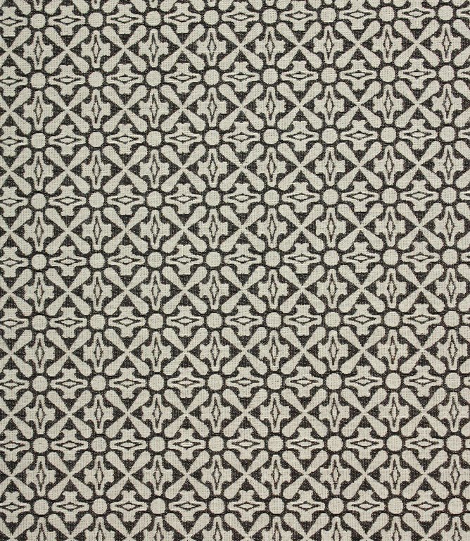 Mullion Outdoor Fabric / Black - Just Fabrics