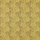 Marigold Fabric / Summer Yellow / Chocolate - Just Fabrics