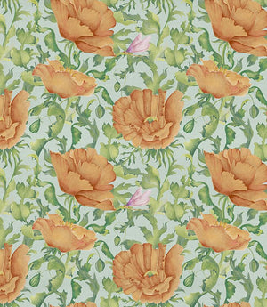 Valeria Clearance Fabric / Tangerine
