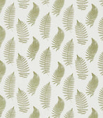 Fern Embroidery Fabric / Moss - Just Fabrics