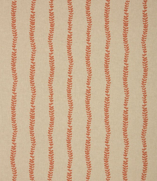 Harriet Trail Fabric / Coral - Just Fabrics