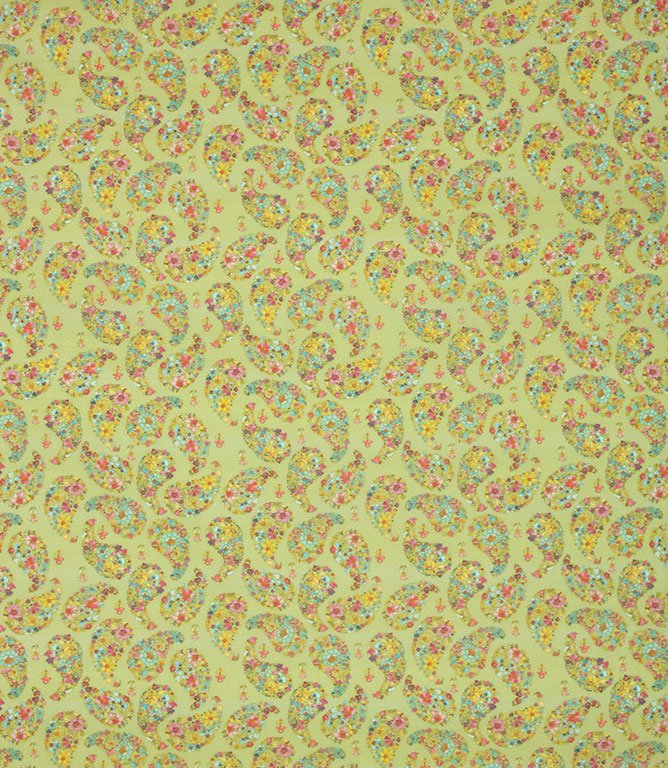 Rafiya Lomond Fabric / Summer / Pistachio - Just Fabrics