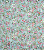 Prado De Flores Lomond Fabric / Primrose / Sky - Just Fabrics