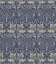 Brer Rabbit Fabric / Indigo / Vellum - Just Fabrics