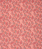 Rafiya Lomond Fabric / Ruby / Flamingo - Just Fabrics