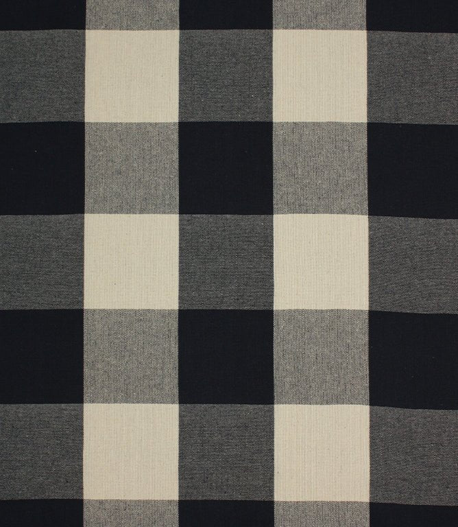 Aldsworth Chunky Check Fabric / Indigo - Just Fabrics