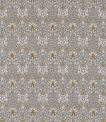 Snakeshead Fabric / Pewter / Gold - Just Fabrics