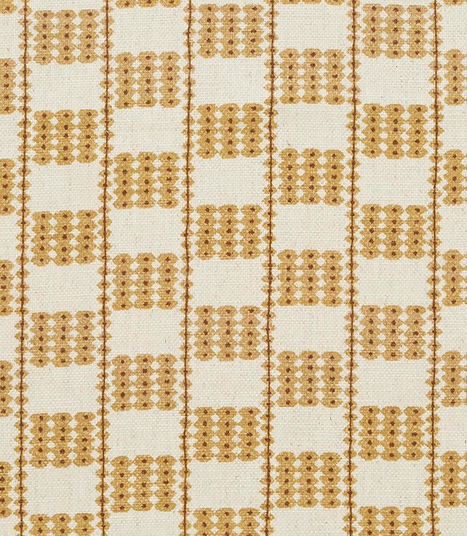 Flint Fabric / Ochre - Just Fabrics