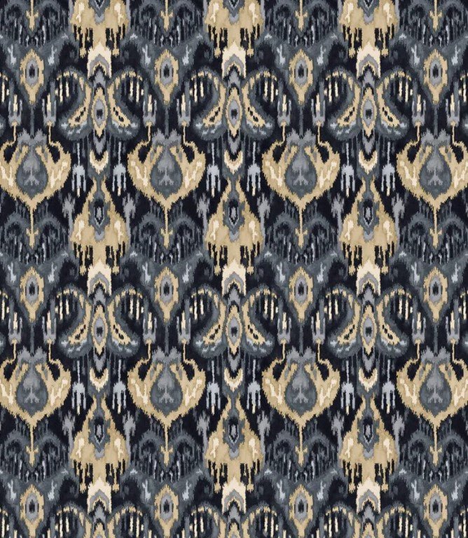 Bukhara Fabric / Graphite - Just Fabrics