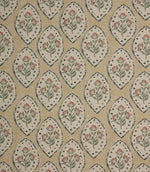 Fleur De Lune Fabric / Soft Gold - Just Fabrics