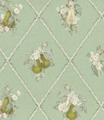 Pear Trellis Fabric / Verdure - Just Fabrics