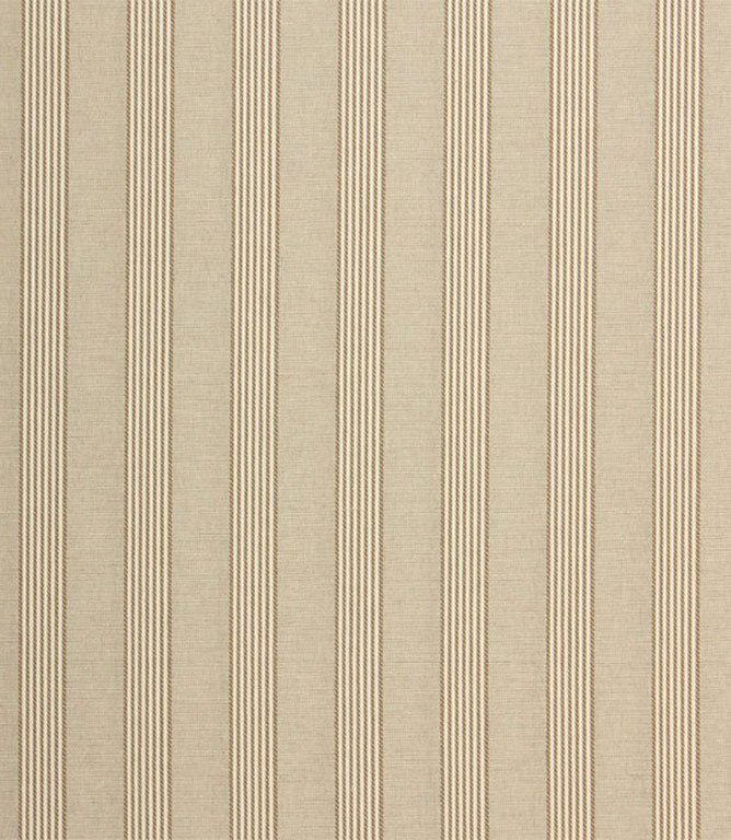 Ludlow Stripe Fabric / Taupe - Just Fabrics