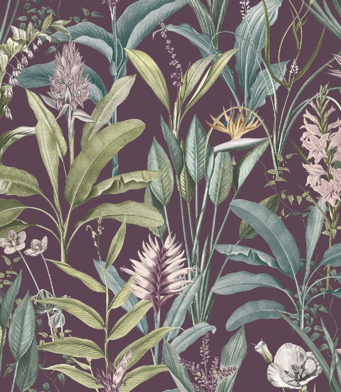 Imbali FR Fabric / Plum - Just Fabrics