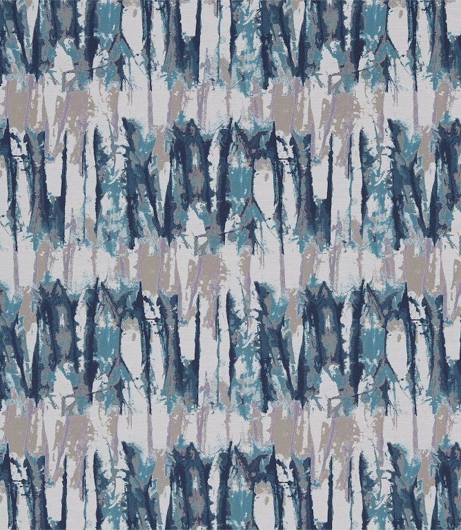Takara Fabric / Teal / Ink - Just Fabrics