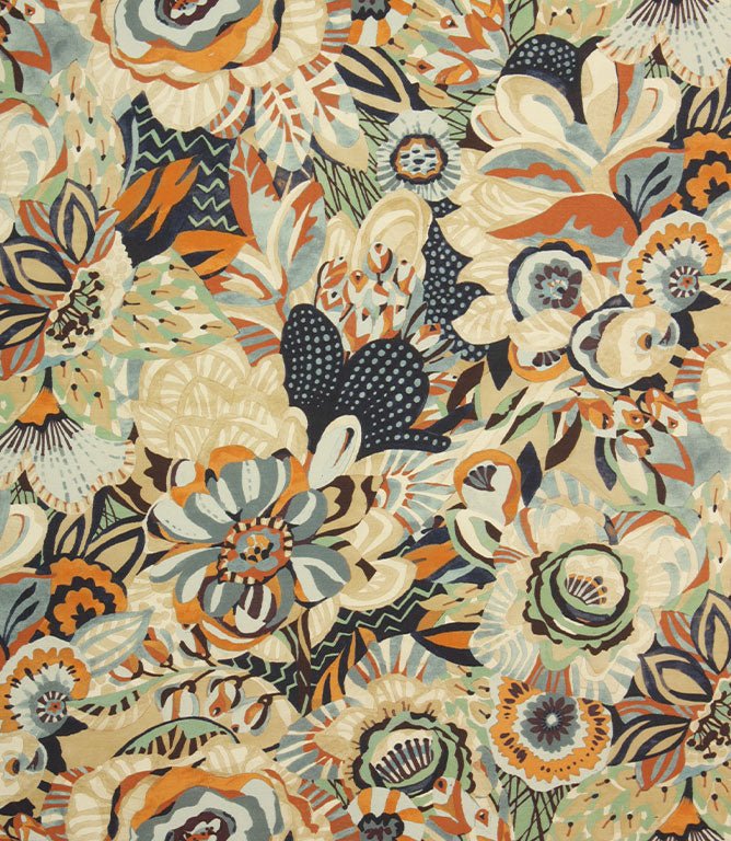 Eden Fabric / Indigo - Just Fabrics