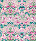 Strawberry Thief Fabric / Miami Strip - Just Fabrics