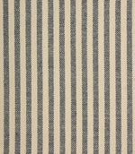 Broadway Stripe Fabric / Navy - Just Fabrics