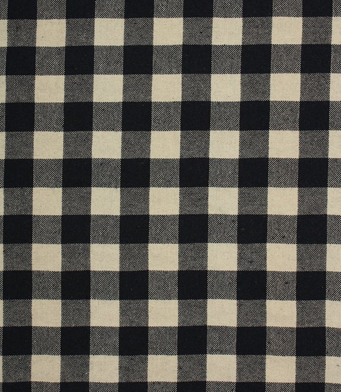 Aldsworth Check Fabric / Indigo - Just Fabrics