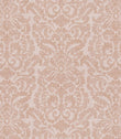 Hazel Damask Fabric / Blush - Just Fabrics