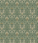 Snakeshead Oilcloth Fabric / Forest - Just Fabrics