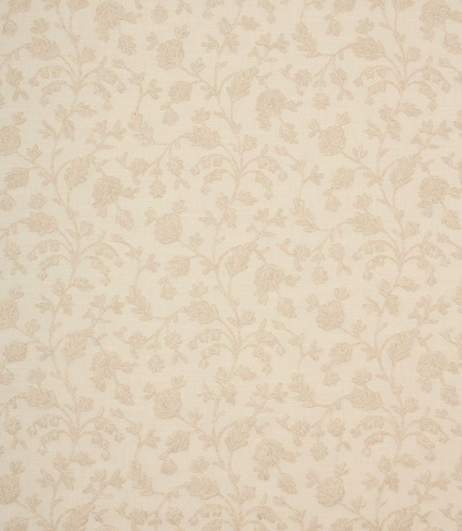 JF Crewel Fabric / Nature - Just Fabrics