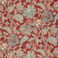 Shalimar Fabric / Ruby / Teal