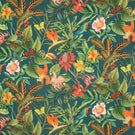 Lima Jungle Outdoor Fabric / Petrol - Just Fabrics
