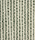 Sandbank Stripe Fabric / Bottle Green - Just Fabrics