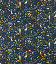 Garden of Eden Fabric / Midnight - Just Fabrics