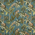 Mr Monkey Fabric / Teal