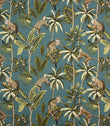 Mr Monkey Fabric / Teal - Just Fabrics