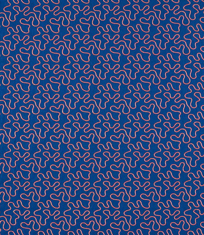 Wiggle Fabric / Lapis / Spinel - Just Fabrics