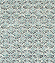 Bellflowers Fabric / Mineral Blue - Just Fabrics