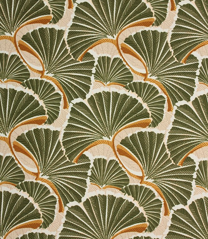Hosta Outdoor Fabric / Khaki - Just Fabrics