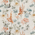 Wild Garden Cotton Fabric / Coral